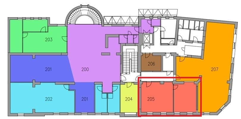 205 půdorys 2.NP Frýdečanka